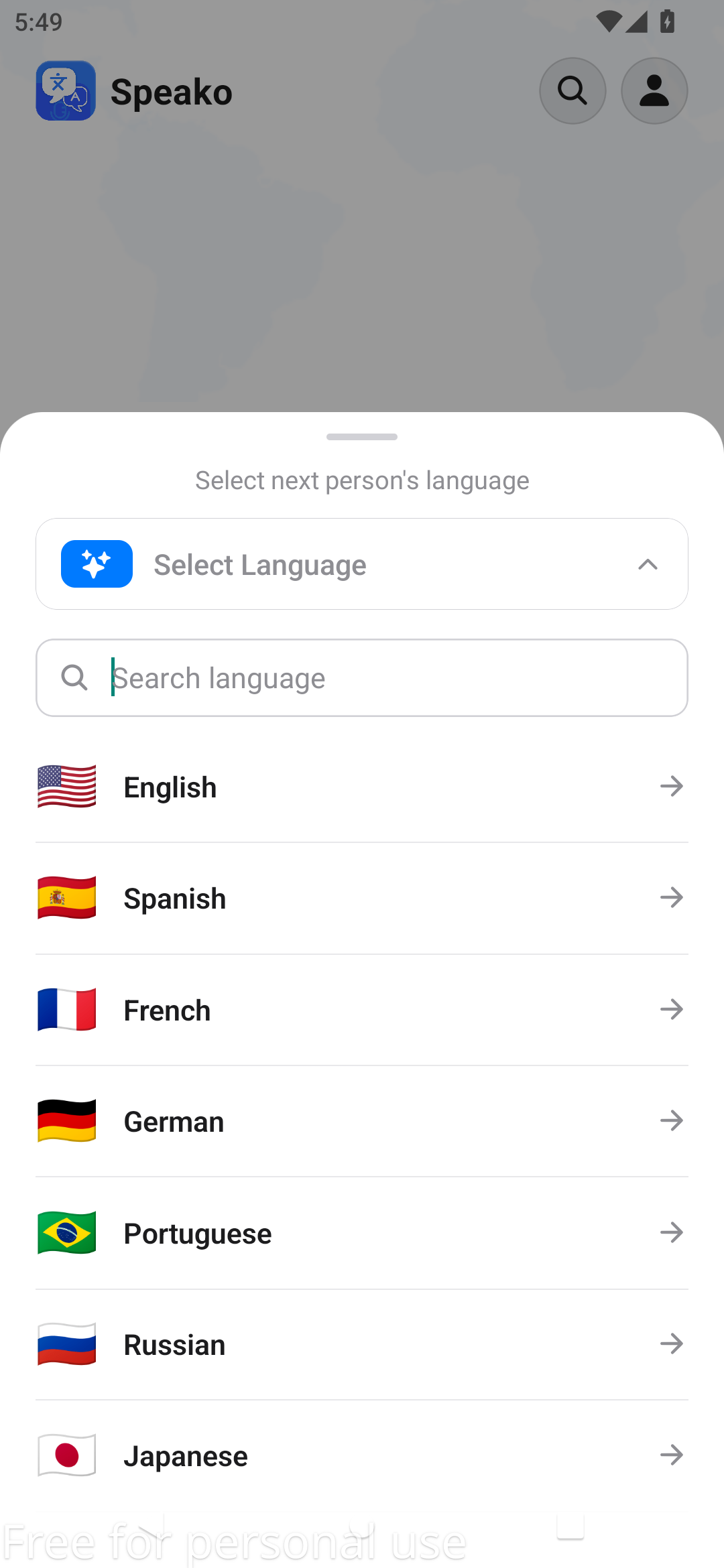 LANGUAGE PICKER
