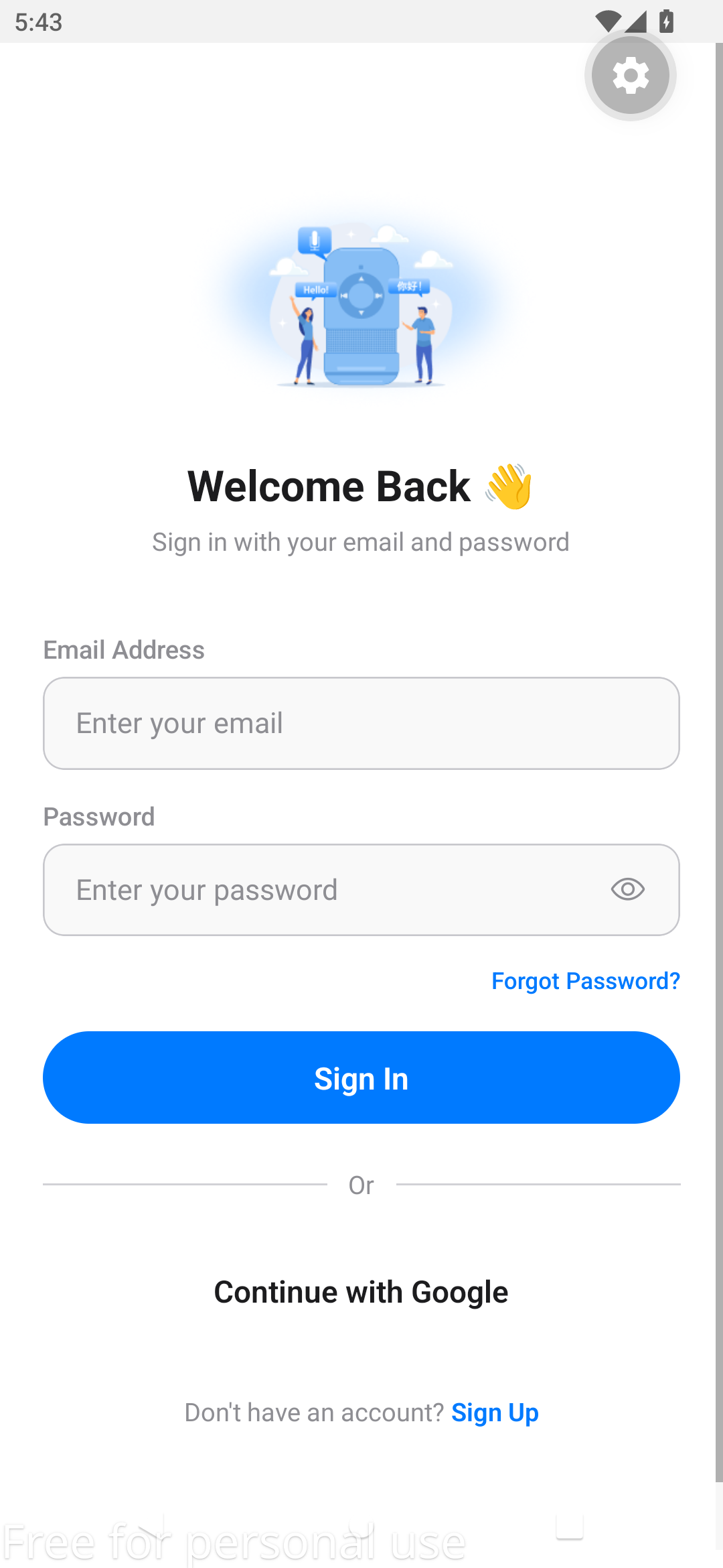 SIGN IN